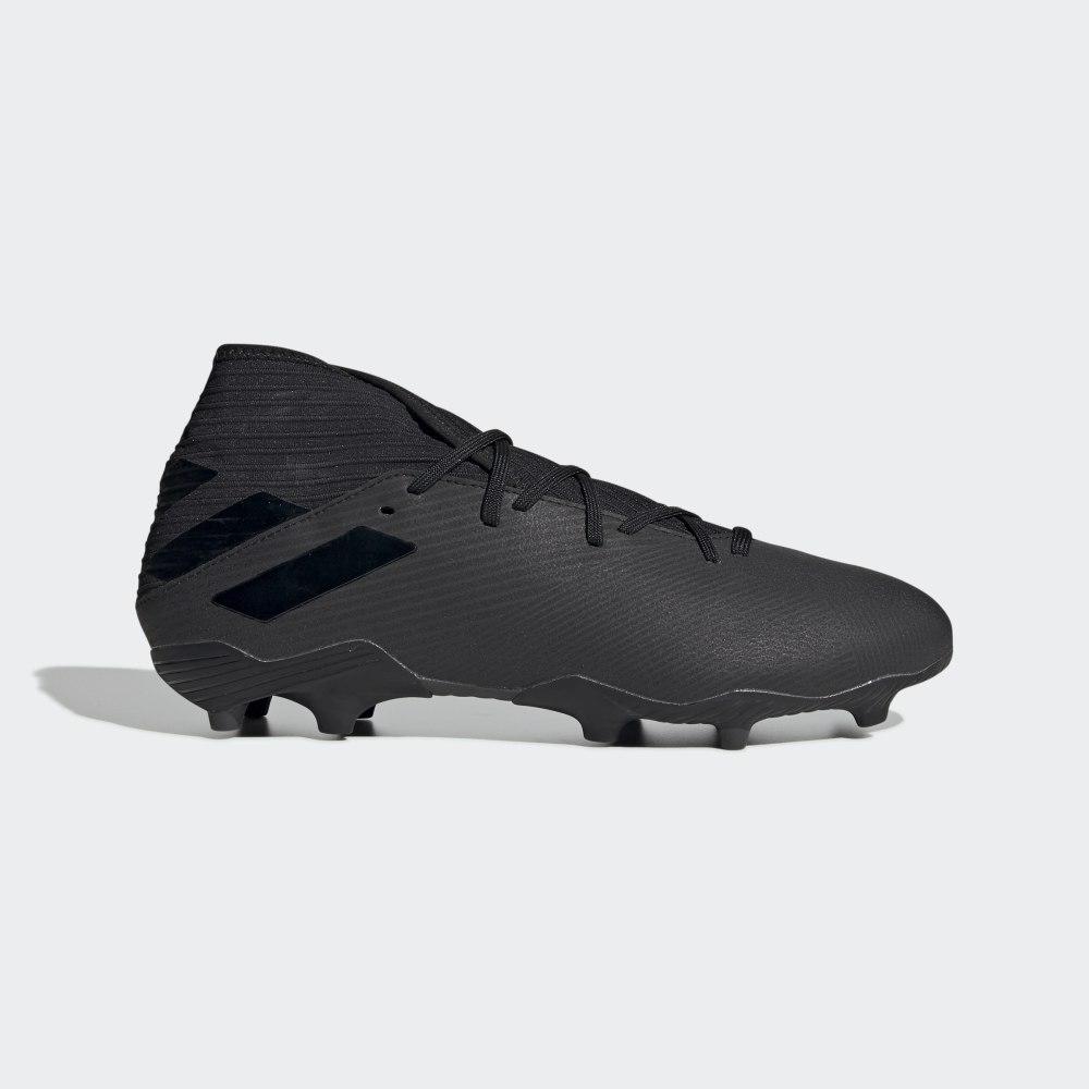 Ghete Fotbal Adidas Nemeziz 19.3 Firm Ground Barbati Romania - Negrii F34390